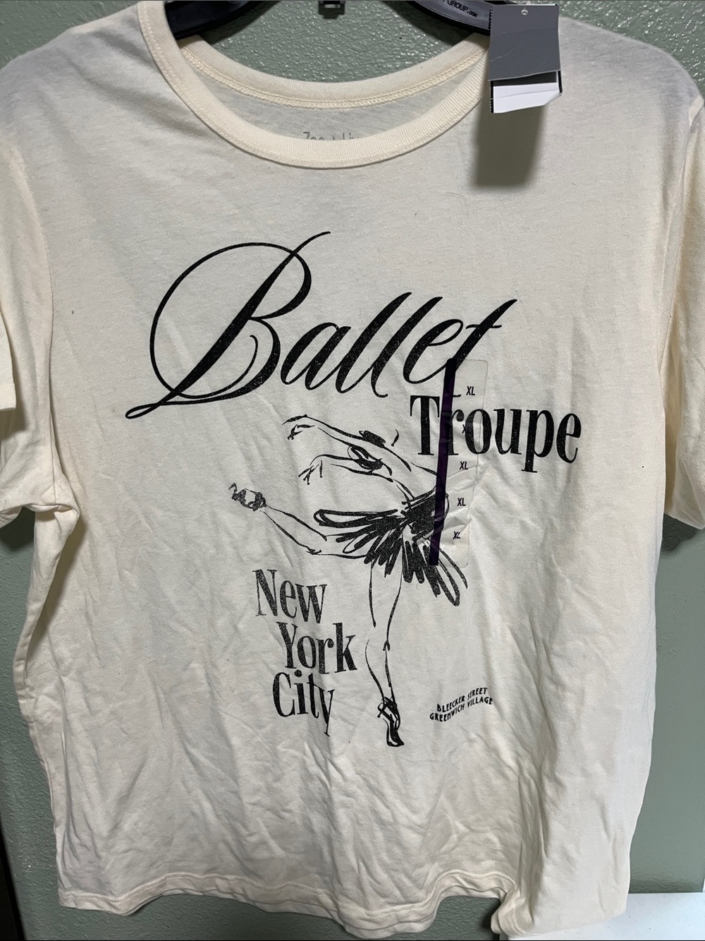 Zoe + Liv Cream Ballet Troupe New York City Graphic Tee
